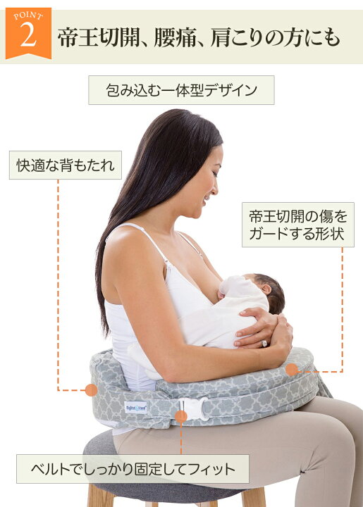 楽天市場】授乳クッション 「赤ちゃんの為に考えられた」 産院で推奨 