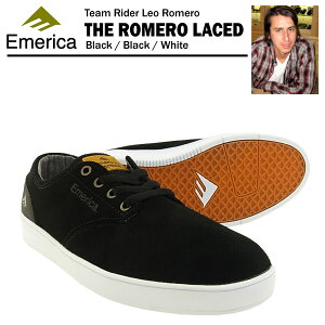 GJ UE [Xh ubN/ubN/zCg XP[g XP[^[ Xj[J[ (Emerica THE ROMERO LACED) yX ؂z