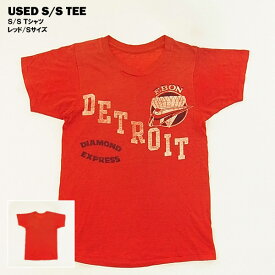 USED S/S Tシャツ レッド/Sサイズ 【海外直輸入USED品】 【閉店 売り切り】