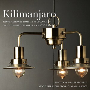 【キリマンジャロ】 天井照明 3灯用 8畳 10畳 リビング ダイニング プルスイッチ 和室 旅館 ホテル ショップ ビンテージ