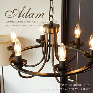 �V�����f���A ��ADAM �A�_���� �d�����̂���D��ȃt�H�����̃f�U�C���Ɩ� ���r���O�A�_�C�j���O�ɂ������߂�6���^�C�v �yperle Chandelier�z