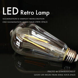 待望のLEDタイプ ■レトロ球■ エジソンが開発した初期の電球デザインを復刻 レトロモダンなインテリアにおすすめ 【Slimac スライマック】
