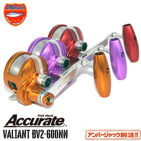 BV2-600NN 別注バリアント VALIANTアキュレート ACロングアーム120mm＆ジュラルミンバレルノブACCURATE 2スピードレバードラグリールアンバーオレンジ/ウルトラバイオレット/アメリカンレッド【左のみ】