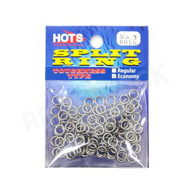 ホッツ スプリッドリング タフネス 徳用パック #3 (60LB) 120コ入り HOTS Sprit Ring Toughness ジギング スプリットリング