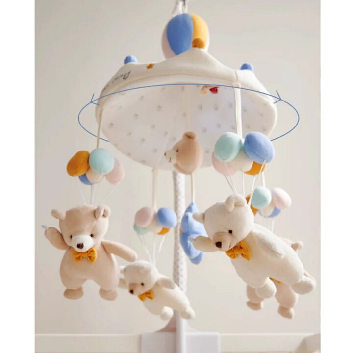 35曲 ミュージック赤ちゃんメリー キュート ベッドメリー オルゴール Amber mimi店