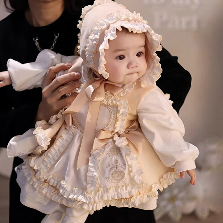 楽天市場】プリンセスシックドレス 80cm〜130cm ベビー 女の子 : Amber 