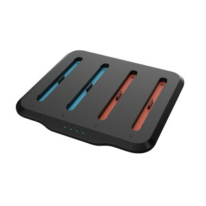 Nintendo Switch2 Joy-Con2 �[�d�X�^���h 4�䓯���[�d �W���C�R�� �[�d�� LED�C���W�P�[�^�[�t�� �[�d�h�b�N ���[�X�^���h LED�����v�\�� ���[��̌^ �u�������[�d �W���C�R�� �[�d�h�b�N �C�V��Switch