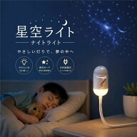 ＼1点6%&2点10%OFF／星空ライト ナイトライト USB 車内用星空プロジェクター 月 星空 プラネタリウム 寝…