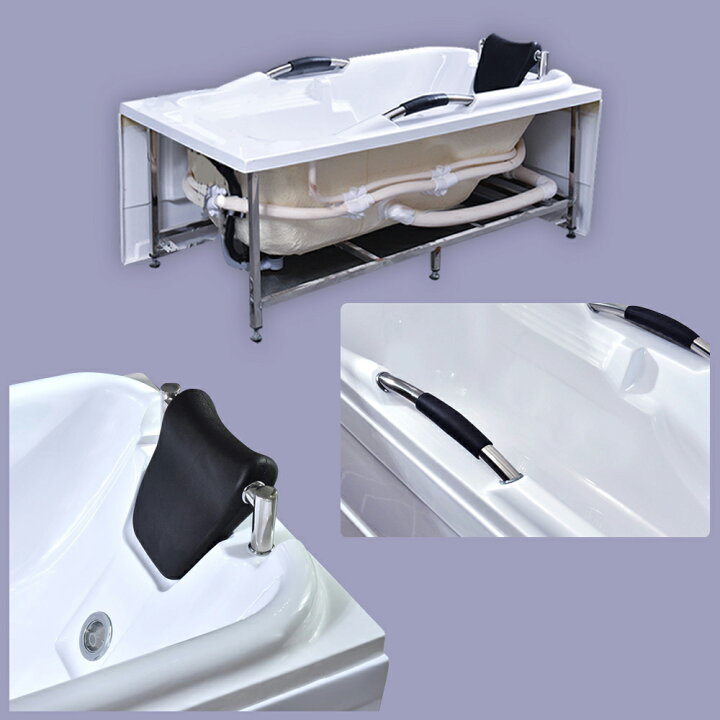 楽天市場】75x150cm社長コーナーバスタブ浴槽右枕付き Ambest BA17F1 