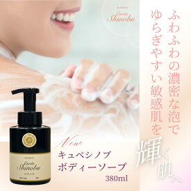 美容室専用 ランテージュ キュベシノブ ボディソープ 380mL