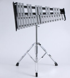 グロッケン 鉄琴 グロッケンシュピール 32音 音楽打楽器 折りたたみスタンド ポータブル 収納ケース付き