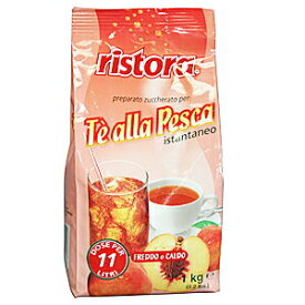 【イタリアのバールでは定番の桃の紅茶!】リストラ　ピーチティー(粉末)　テアラペスカ 1kg