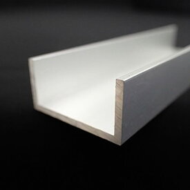 【法人限定】 チャンネル アルミチャンネル 1.5×15×24×4000mm シルバー アルミ型材 アルミ形材 アルミ建材 アルミ汎用 アルミ材 アルミ アムキャン amcan