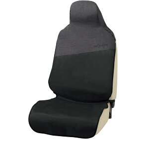 ボンフォーム(BONFORM) ポリエステル 乗用車用 シートカバー クロスギア 防水・丸洗い 前席1枚 グレー 4087-10GY