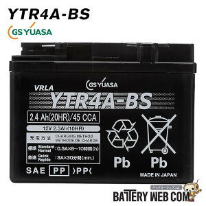 YTR4A-BS GS AT VRLA y َ t[d z W[GXAT  Ki XΓڕs us oCN p obe[ I[goC P XN[^[ W[GX YUASA 