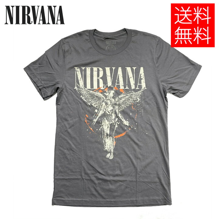 楽天市場】【送料無料】NIRVANA IN UTERO ライセンス オフィシャル T 