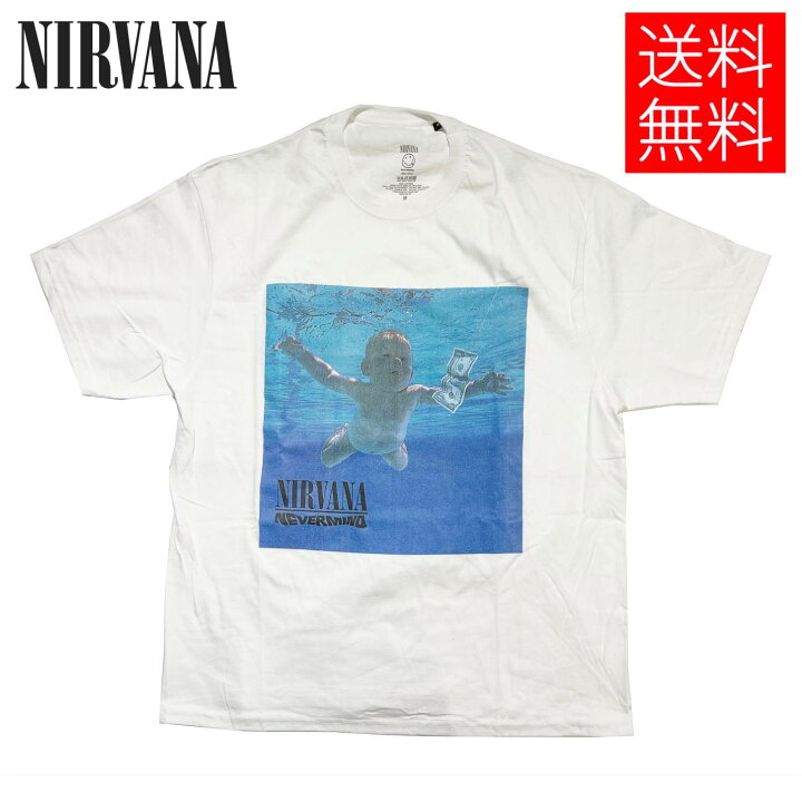 楽天市場】NIRVANA NEVERMIND ALBUM ライセンス オフィシャル Tシャツ 