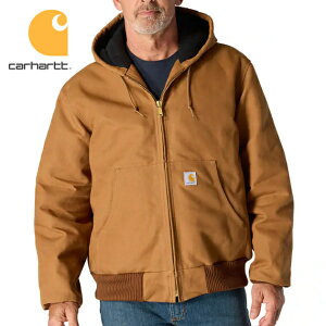Carhartt J140 LOOSE FIT FIRM DUCK INSULATED FLANNEL-LINED ACTIVE ���ȃW���P�b�g �J�[�n�[�g�u���E�� JACKET CarharttBrown �J�[�n�[�g