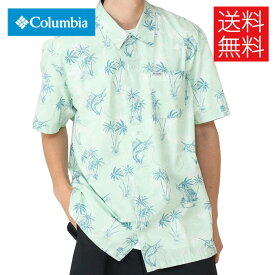 【送料無料】Columbia Trollers Best ショートスリーブシャツ アイシーモーン トローラーズ ベスト 半袖 緑 S/S Shirt Icy Morn コロンビア ストリート アウトドア サイズL