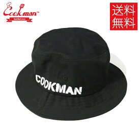 【送料無料】COOKMAN クックマン Bucket Hat バケットハット Black ブラック 黒 メンズ レディース 男女兼用 カジュアル
