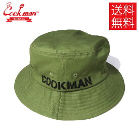 【送料無料】COOKMAN クックマン Bucket Hat バケットハット Olive オリーブ 緑 メンズ レディース 男女兼用 カジュアル