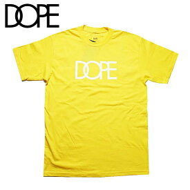 DOPE CLASSIC LOGO Tシャツ イエロー 黄 半袖 TEE Yellow ドープ