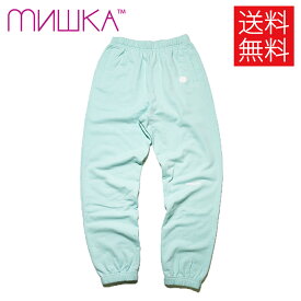 【送料無料】MISHKA WHITE KEEP WATCH PATCH レディース スウェット パンツ ミント 緑 SWEAT PANT Mint M21100880W ミシカ