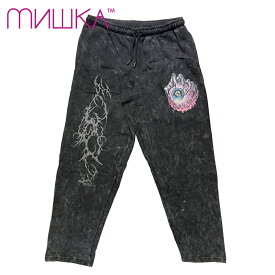 MISHKA WASHED GRAPHIC スウェットパンツ ブラック SWEAT PANTS Black ミシカ