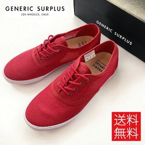 GENERIC SURPLUS MESH �X�j�[�J�[ ���b�V�� ���b�h �C �� SNEAKER Red M31BP07F �W�F�l���b�N �T�[�v���X