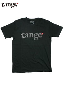 range LOGO Tシャツ ブラック/ブラック 定番ロゴ 半袖 黒/黒 半袖 logo s/s tee Black/Black レンジ メンズ レディース 男女兼用