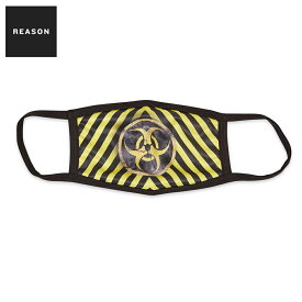 REASON HAZARD フェイスマスク ブラック/イエロー 黒/黄 FACE MASK Black/Yellow リーズンクロージング フリーサイズ