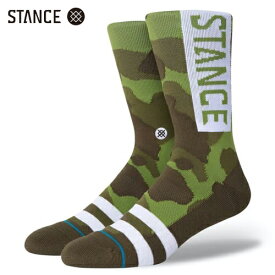 STANCE OG ソックス グリーン カモ 靴下 緑 迷彩 SOCKS Green Camo スタンス