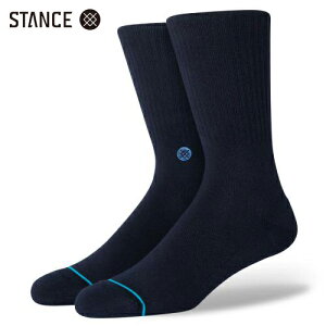 STANCE ICON �\�b�N�X �l�C�r�[ �� �� �C�� SOCKS Navy �T�C�YL 25.5-29.0cm