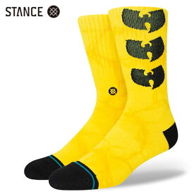 STANCE x Wu-Tang Clan ENTER THE WU インフィニット コラボ ソックス イエロー 靴下 黄 INFIKNIT SOCKS Yellow スタンス x ウータン・クラン サイズL 25.5-29.0cm