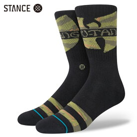 STANCE x Wu-Tang Clan CLAN IN DA FRONT コラボ ソックス ブラック/タイガーカモ 靴下 黒/迷彩 SOCKS Black/Tiger Camo スタンス x ウータン・クラン サイズL 25.5-29.0cm