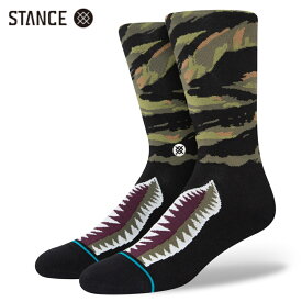STANCE WARBIRD インフィニット ソックス タイガーカモ 靴下 迷彩 INFIKNIT SOCKS Tiger Camo スタンス サイズL 25.5-29.0cm
