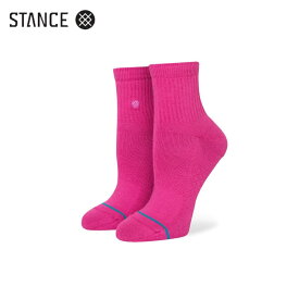 STANCE WOMENS ICON QTR レディース ソックス 靴下 マゼンタ ピンク SOCKS Magenta Pink スタンス サイズS 22.0-24.5cm