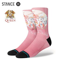 STANCE x QUEEN RACES コラボ ソックス ダーティーローズ 靴下 総柄 SOCKS DurtyRose スタンス x クイーン サイズL 25.5-29.0cm