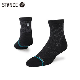 STANCE RUN LIGHT QUARTER ソックス ブラック 黒 靴下 SOCKS Black スタンス サイズL 25.5-29.0cm