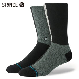 STANCE SUFFIX ソックス ブラック 靴下 SOCKS Black スタンス サイズL 25.5-29.0cm