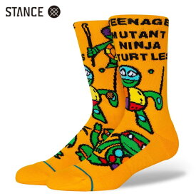 STANCE x Teenage Mutant Ninja Turtles TUBULAR インフィニット コラボソックス オレンジ 靴下 INFIKNIT SOCKS Orange スタンス x ティーンエイジ・ミュータント・ニンジャ・タートルズ サイズL