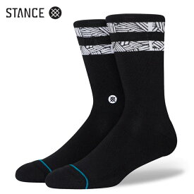 STANCE SCRATCHED ソックス ブラック 靴下 黒 SOCKS Black スタンス サイズL 25.5-29.0cm