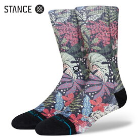 STANCE SEACRET GARDEN ソックス マルチカラー 靴下 総柄 SOCKS Multicolor スタンス サイズL 25.5-29.0cm