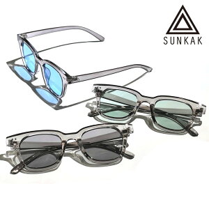 SUNKAK TYPE 2 CLEAR BLACK 2025 2ND TOX ubNNAt[ SUNGLASSES TJN Y fB[X jZbNX jp t[TCY