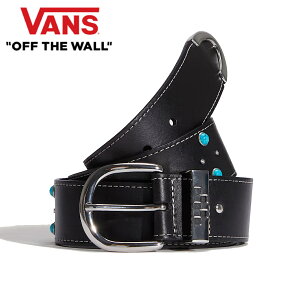 VANS STUDDED ���U�[ �x���g �X�^�b�Y LEATHER BELT �o���Y