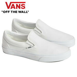 VANS CLASSIC SLIP-ON �X�j�[�J�[ �X���b�|�� �g�D���[�z���C�g SNEAKER SHOES �C VN000EYEW00 True White �o���Y