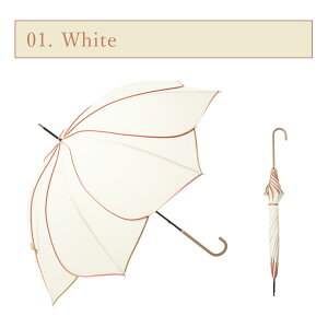 【人気商品】花びら 傘 レディース バイカラーパイピング ロング 晴雨兼用 雨晴兼用傘 2way 雨傘 日傘 長傘 UVカット 80% 花の形 手開きタイプ セーフガード付 おしゃれ レディース 梅雨 雑誌掲