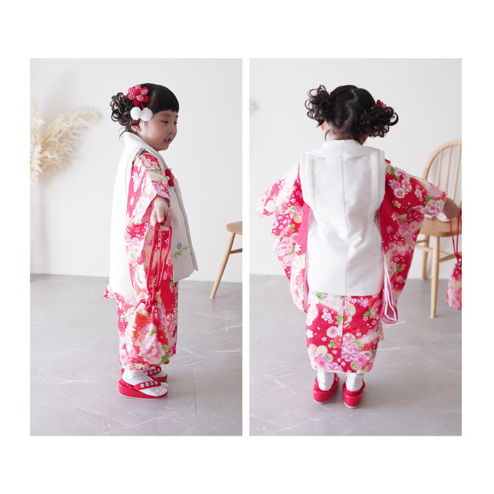 楽天市場】[販売｜購入] 被布セット 七五三 3歳 女の子 被布コート  