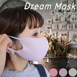 ドリームマスクプレミアム アジャスター付 マスク 5枚入り DREAM MASK PREMIUM なめらか 血色 通年 おしゃれ 洗える メッシュ 防水 スポーツ 大人用 mask 耐久性抜群 ユニセックス 男女兼用 オール