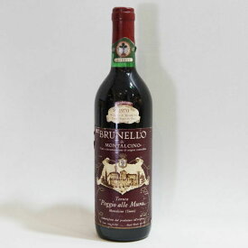 【1970年】ブルネッロ ディ モンタルチーノ ポッジョ アッレ ムーラ　Brunello di Montalcino Poggio alle Mura 　イタリア　トスカーナ州　赤ワイン 750ml